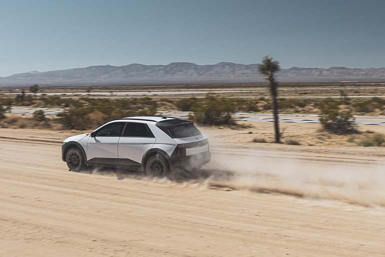 El XTR lanzado para EE.UU. ofrece colores exclusivos y suspensiones levantadas para hacer más todo terreno al SUV Ioniq 5