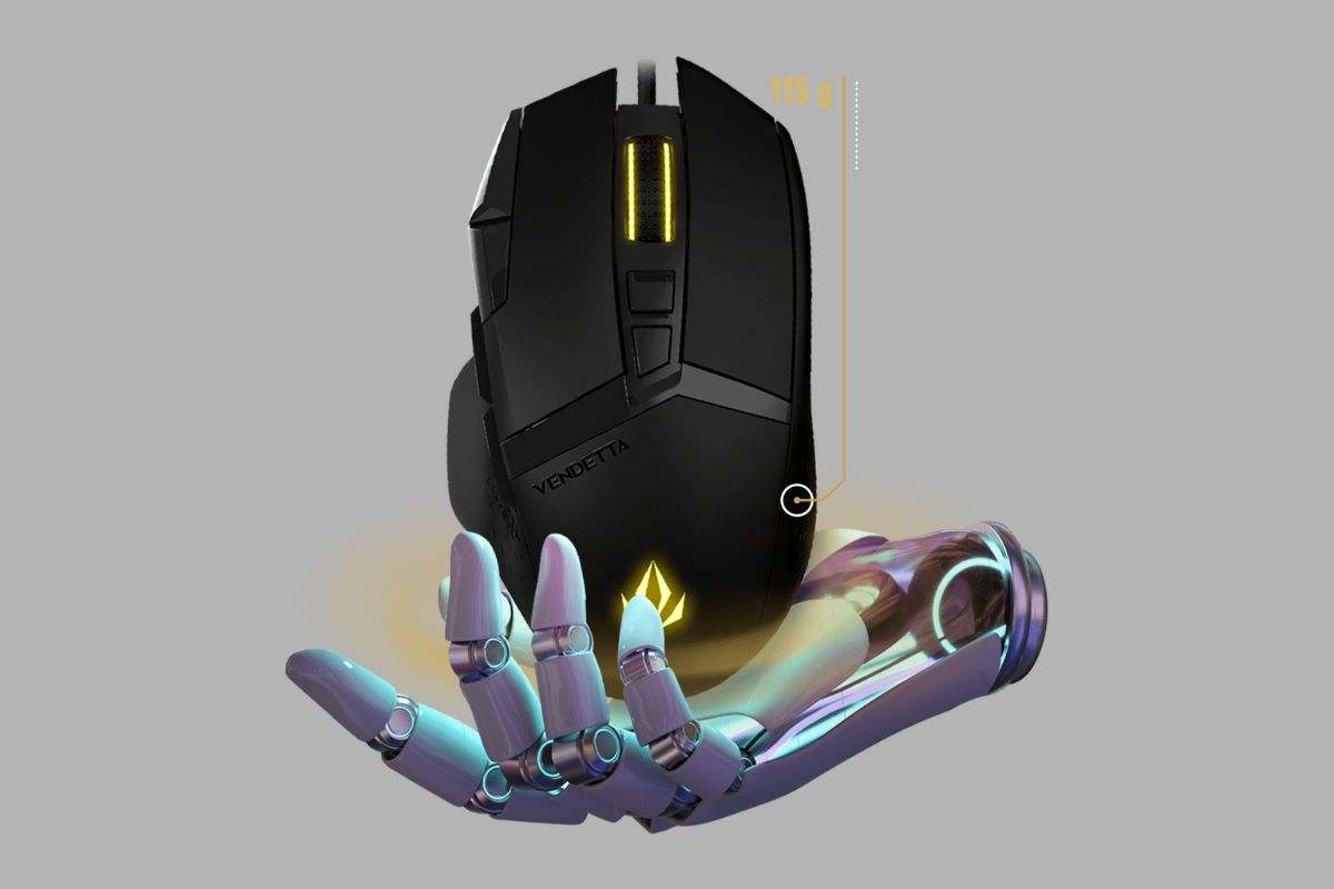 Forgeon Vendetta: el ratón gaming con sensor avanzado, ergonomía y botones configurables que cuesta 40€ en PcComponentes