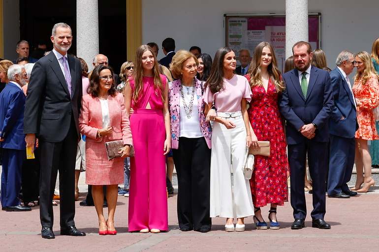 Jesús Ortiz en la confirmación de la infanta Sofía en mayo de 2023 en Madrid