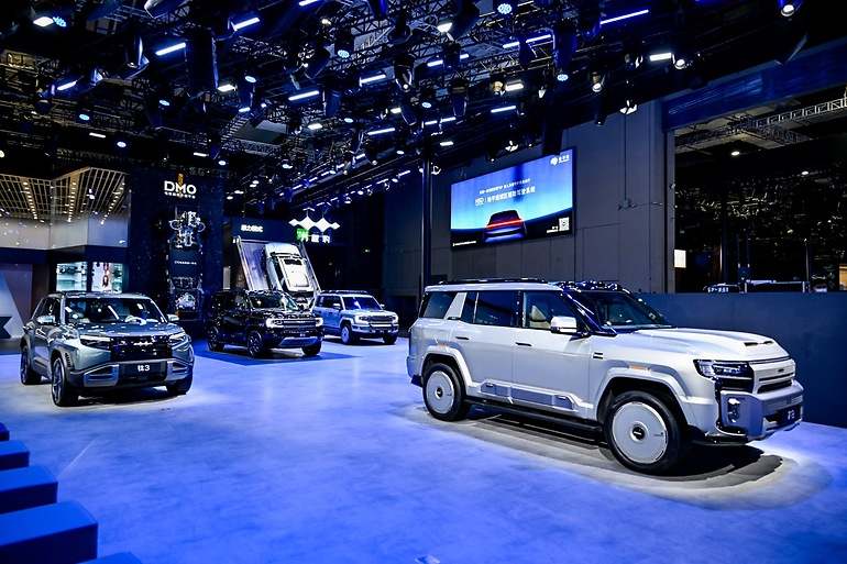Modelos de la marca Fangchengbao, también perteneciente a BYD
