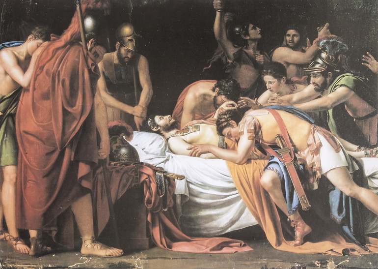 'La muerte de Viriato', 1807.
