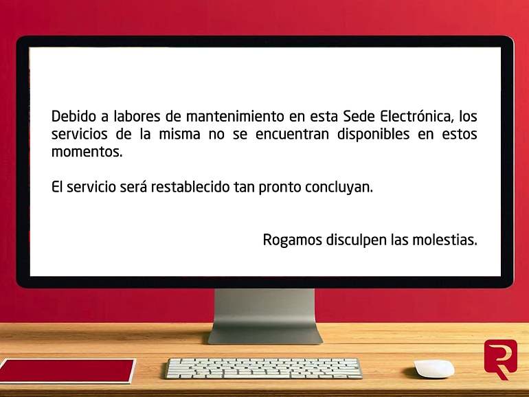 Aviso del Registro 'Online'
