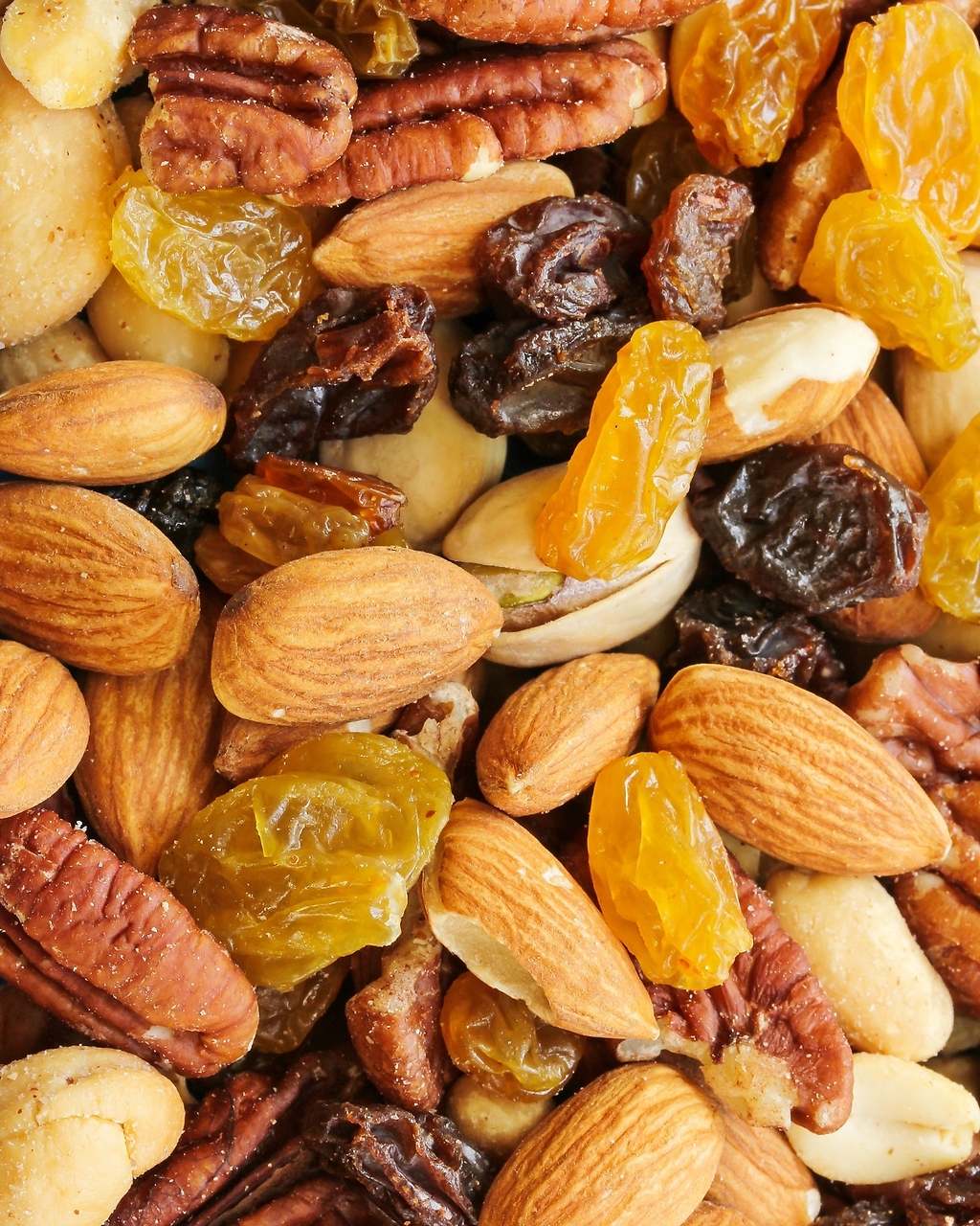 Frutas y frutos secos: