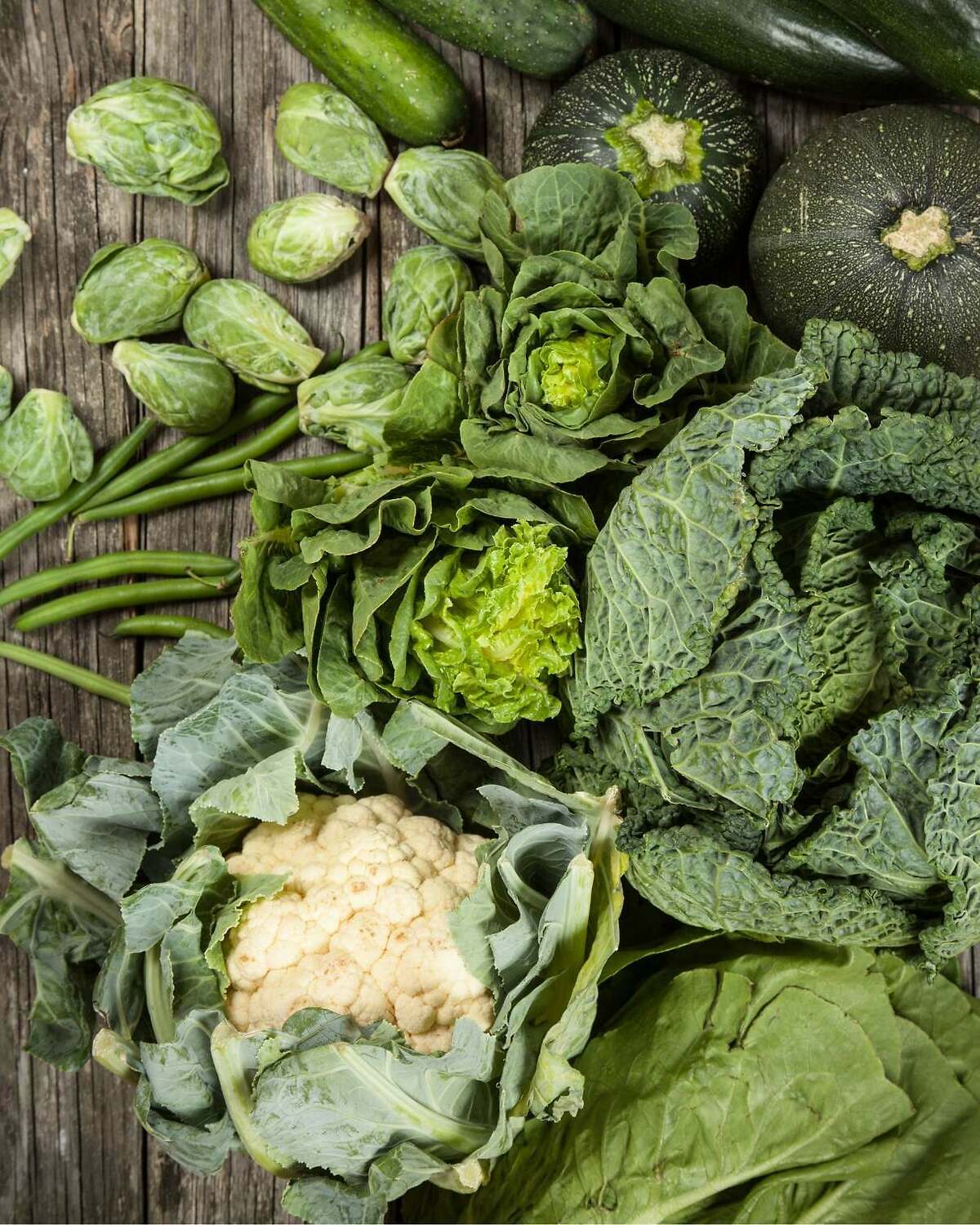 Vegetales de hojas verdes