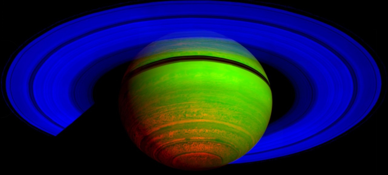Saturno en infrarrojos