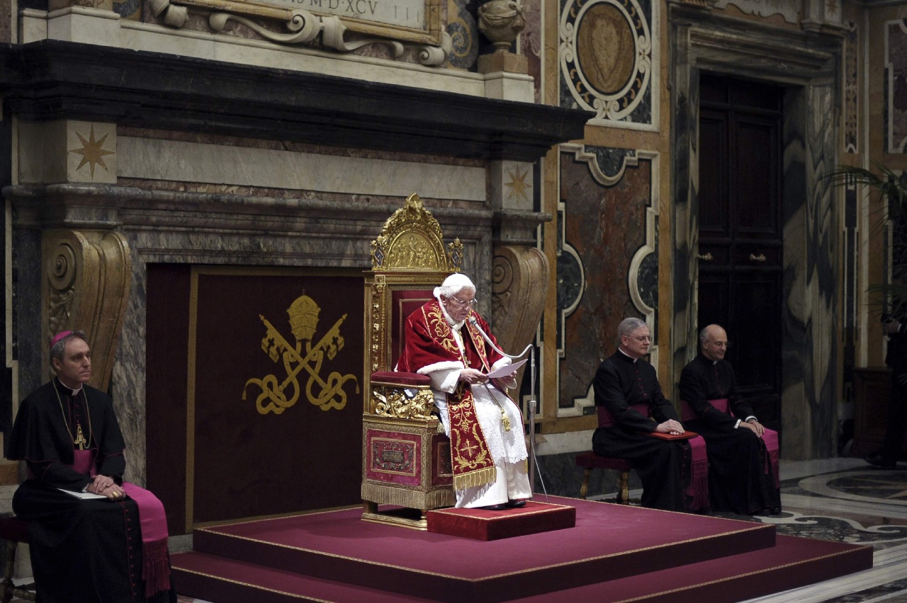 Último acto de Benedicto XVI