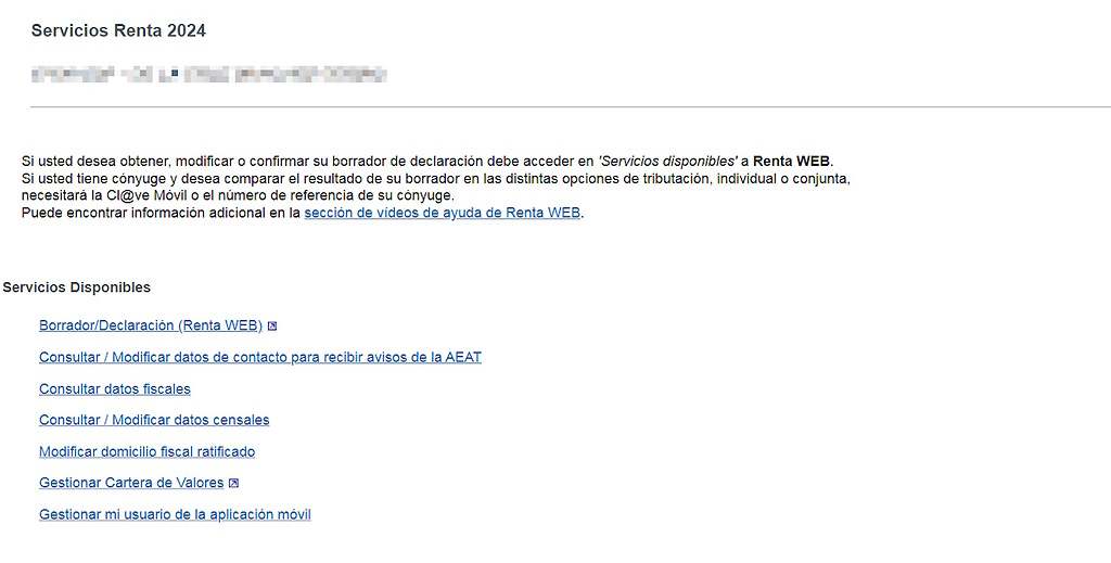 Acceder a Renta Web