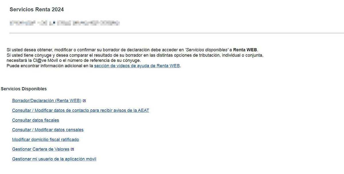 Acceder a Renta Web