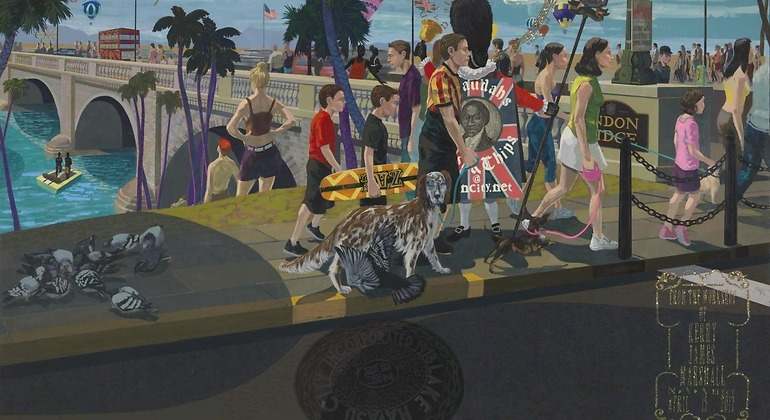 Untitled (London Brigde) de Kerry James Marshall