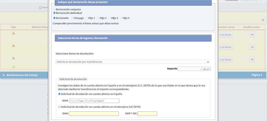 Presentar la declaración