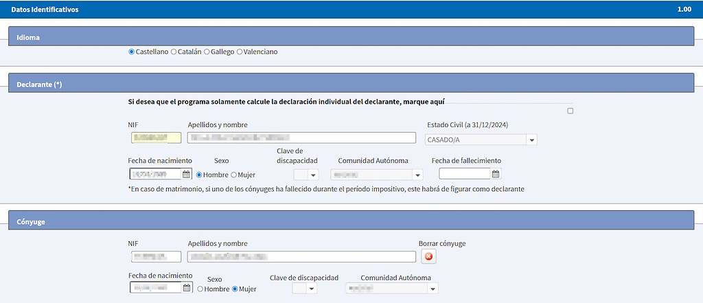 Confirma los datos identificativos
