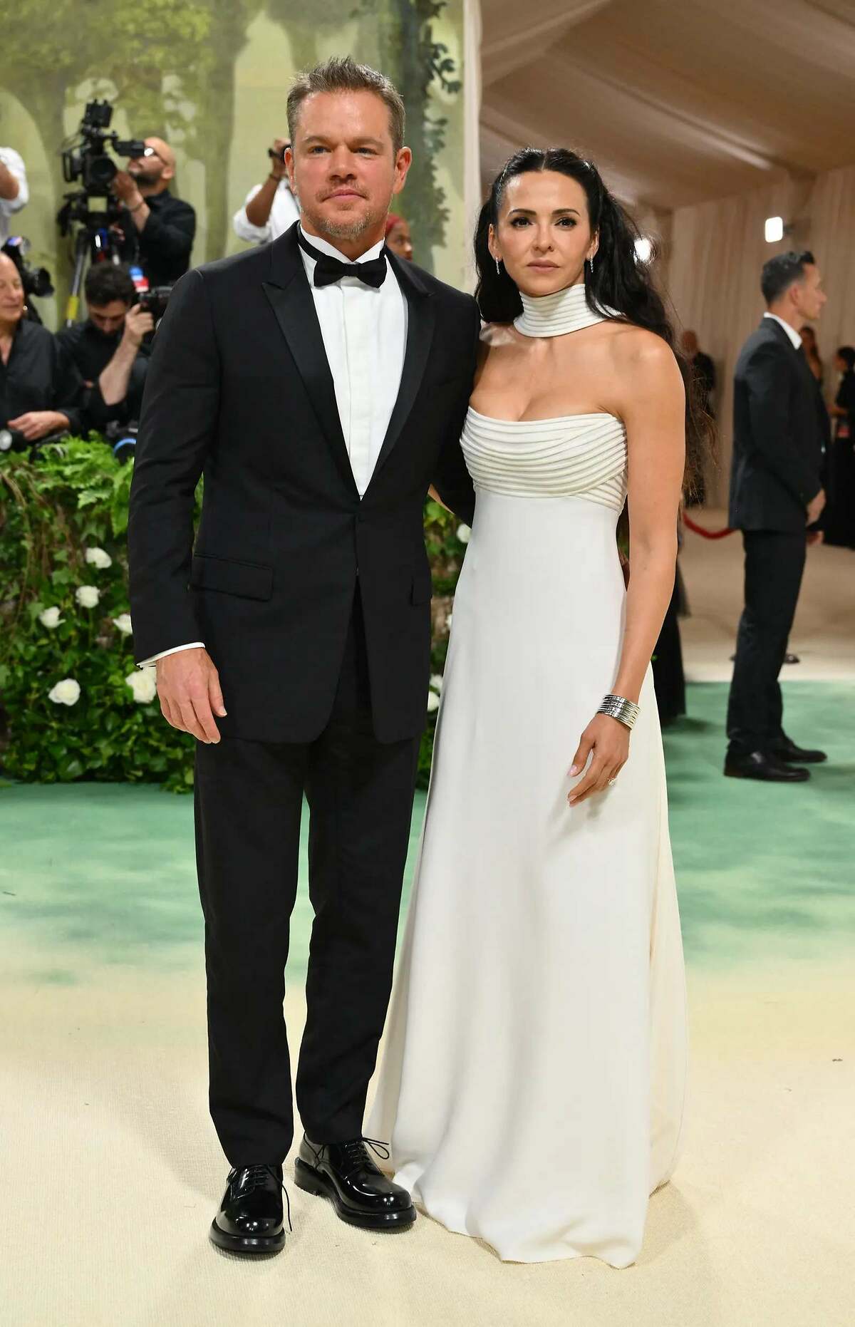Matt Damon y Luciana Barroso