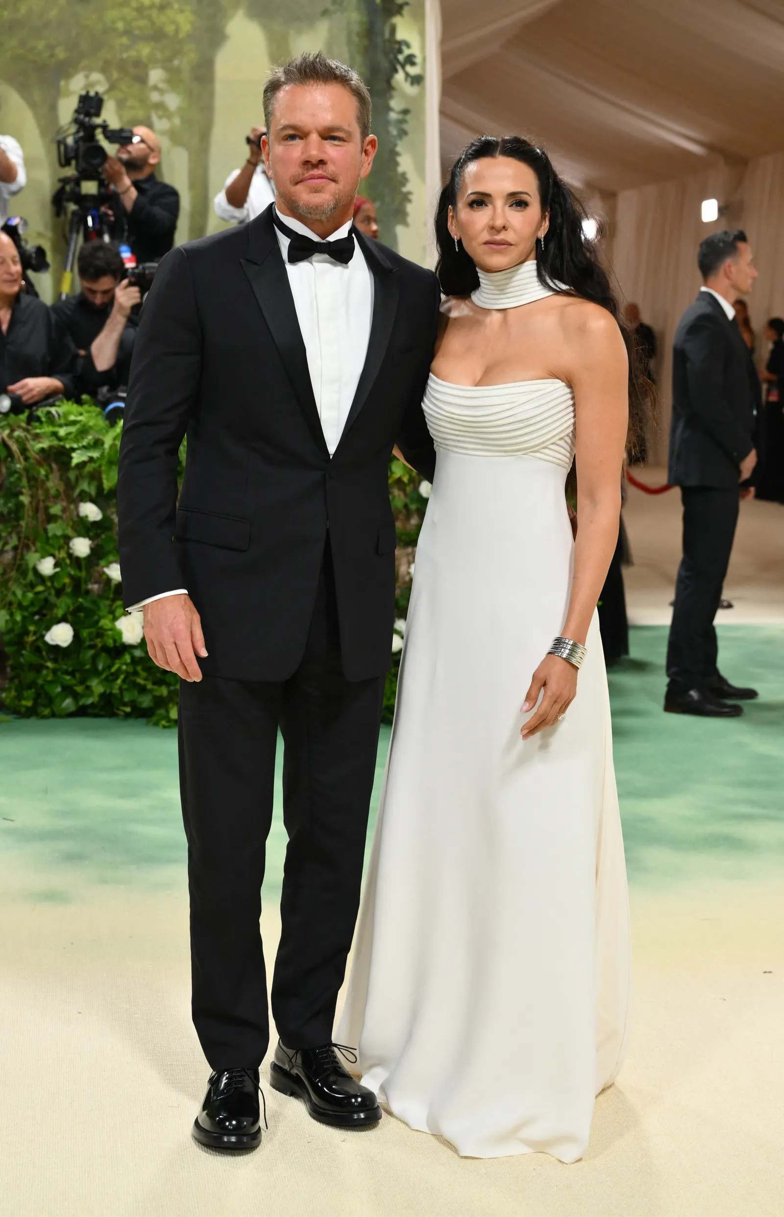 Matt Damon y Luciana Barroso