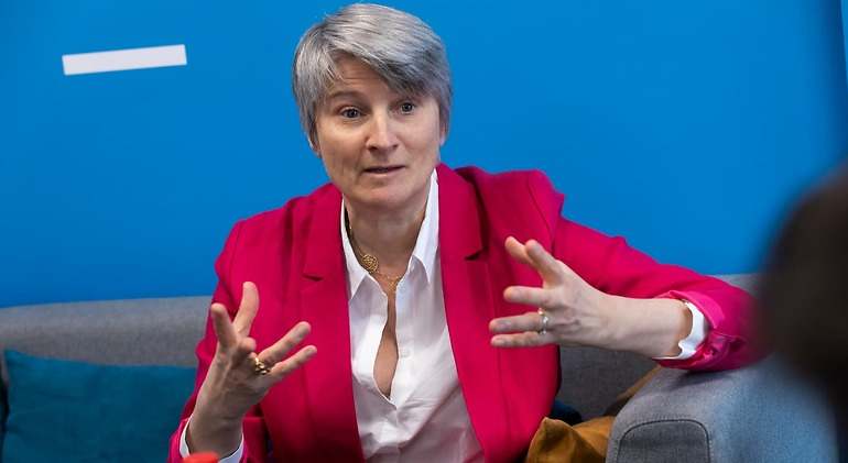 Hélène Valenzuela, directora general de Ouigo España. / Ana Morales