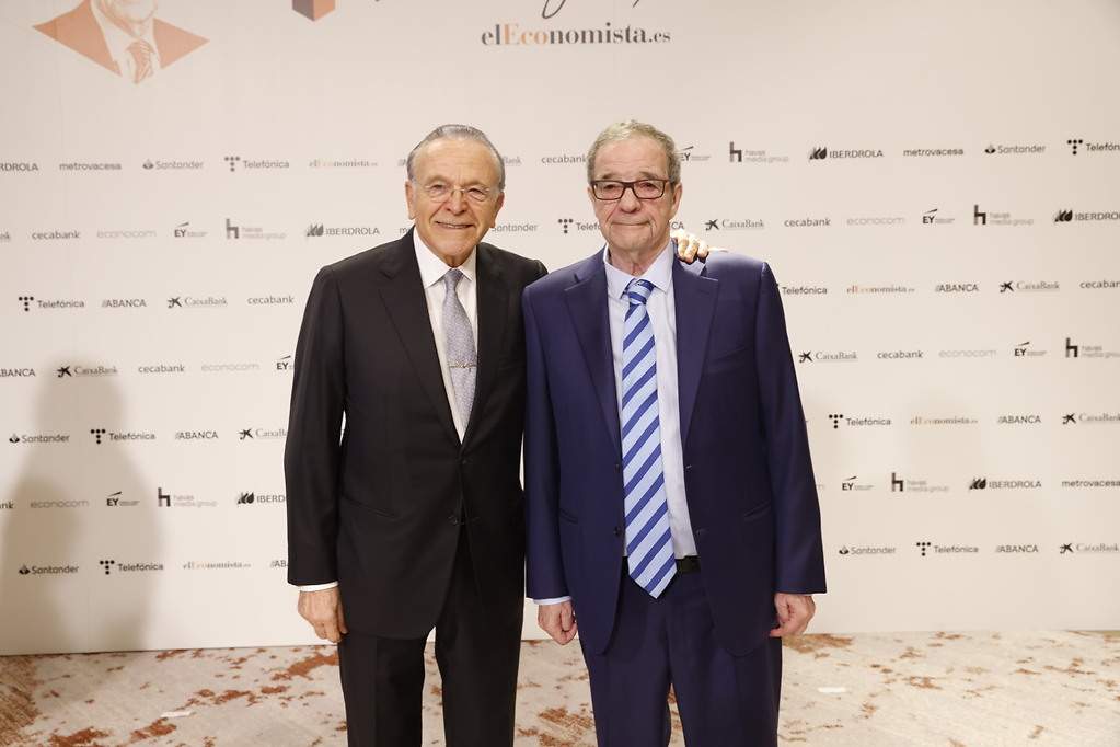 Isidro Fainé, presidente de Fundación La Caixa, y César Alierta, ex presidente de Telefónica