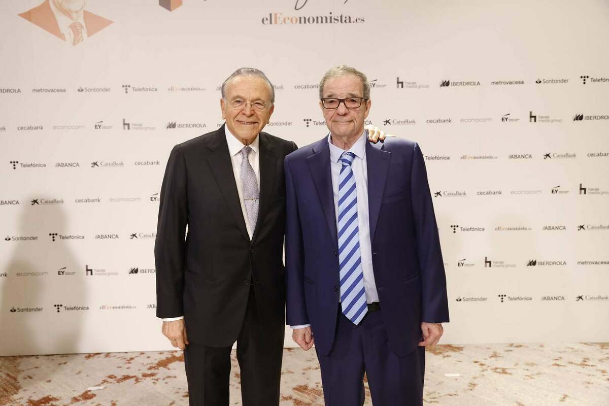 Isidro Fainé, presidente de Fundación La Caixa, y César Alierta, ex presidente de Telefónica