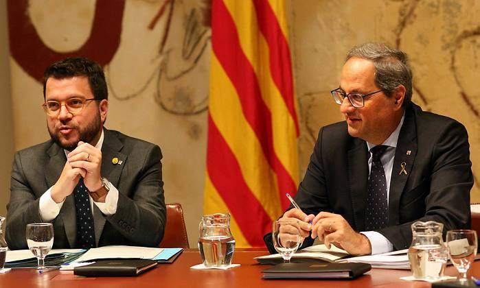 Pere Aragons y Quim Torra