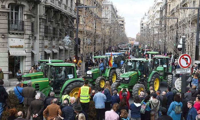 Protesta agricultores