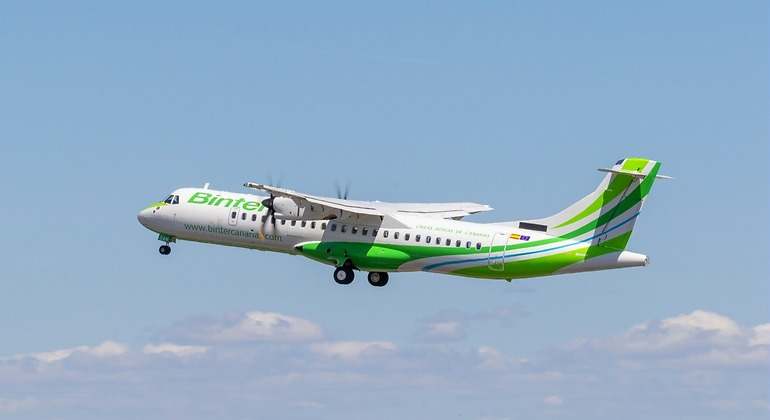 Avión ATR de Binter.