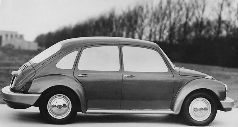 Uno de los primeros intentos de renovar el Beetle para los años 70, pronto descartado.