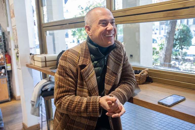 Moncho López durante su entrevista con elEconomista.es