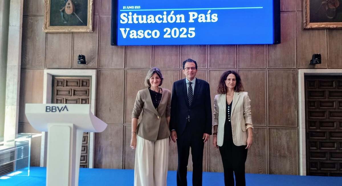 BBVA prevé un PIB per cápita del 1,8% en 2025 y del 0,9% en 2026 en Euskadi