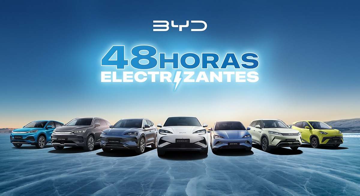 BYD lanza descuentos de hasta 13.500 euros en su gama electrificada: así es su campaña  48 Horas Electrizantes 