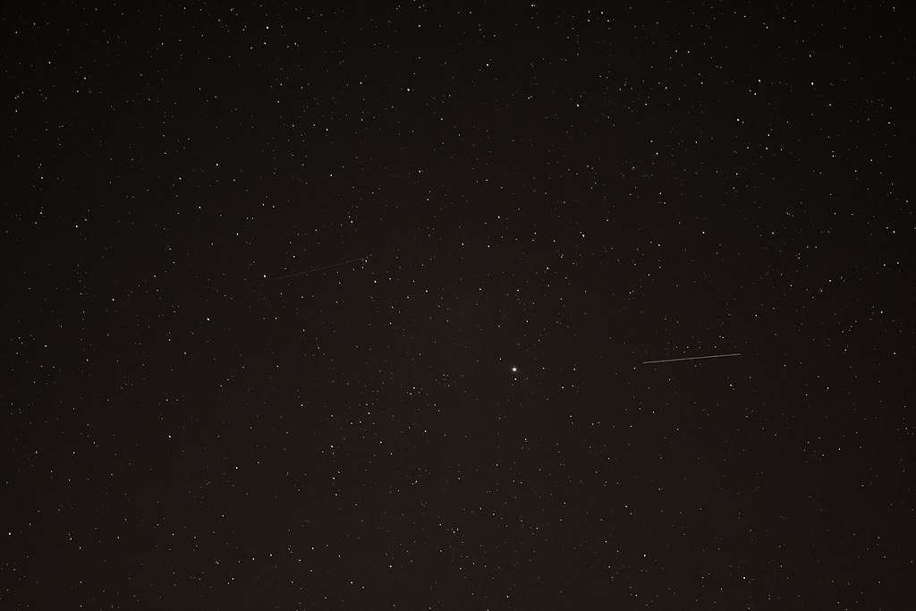En la oscuridad de la noche