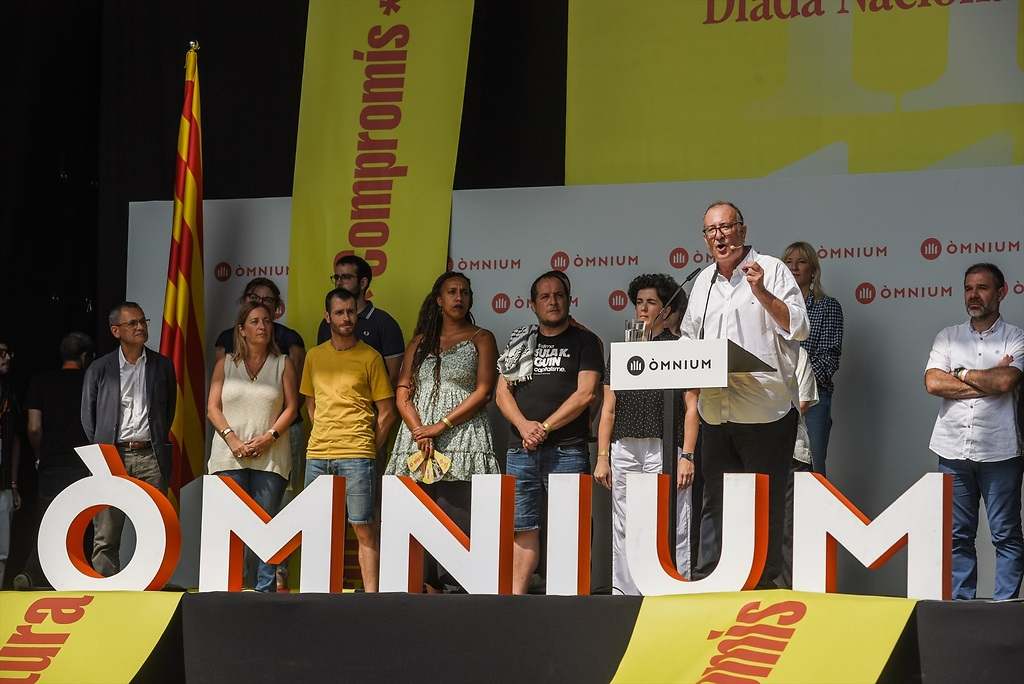 Acto de Òmnium por la Diada de Cataluña