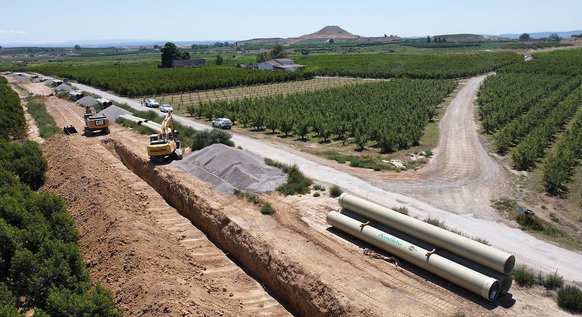 Amiblu Pipes Spain se adjudica el suministro de tuberías para modernizar regadíos en Huesca y Lérida