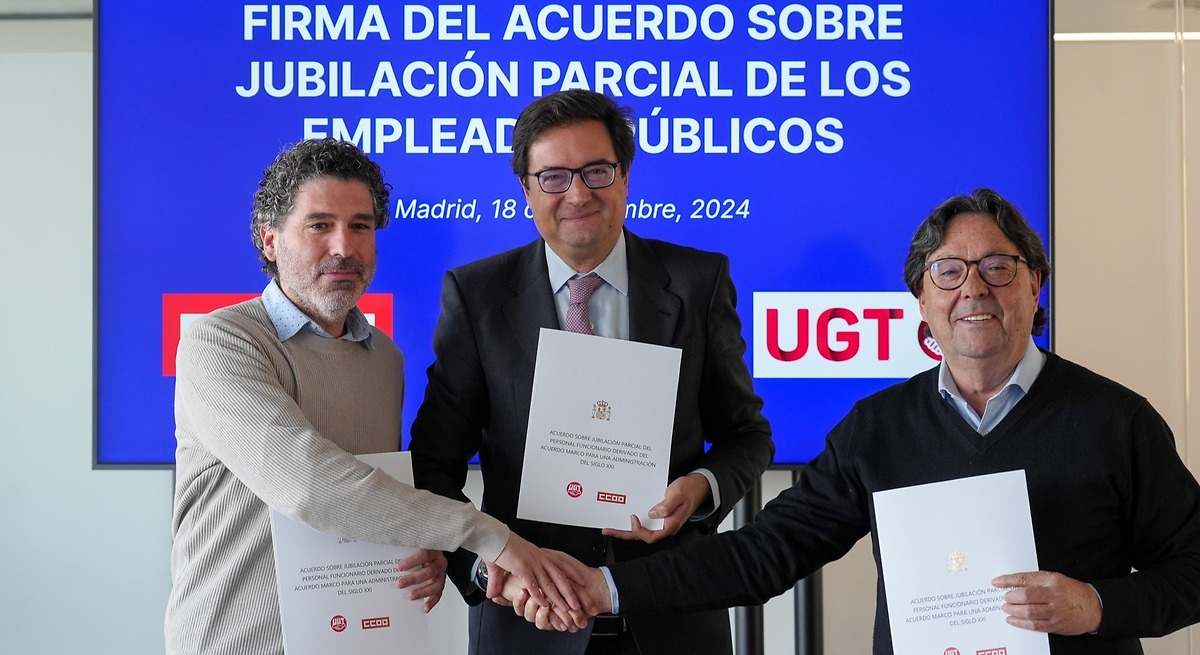 Government and unions agree to recover the right to partial retirement of civil servants