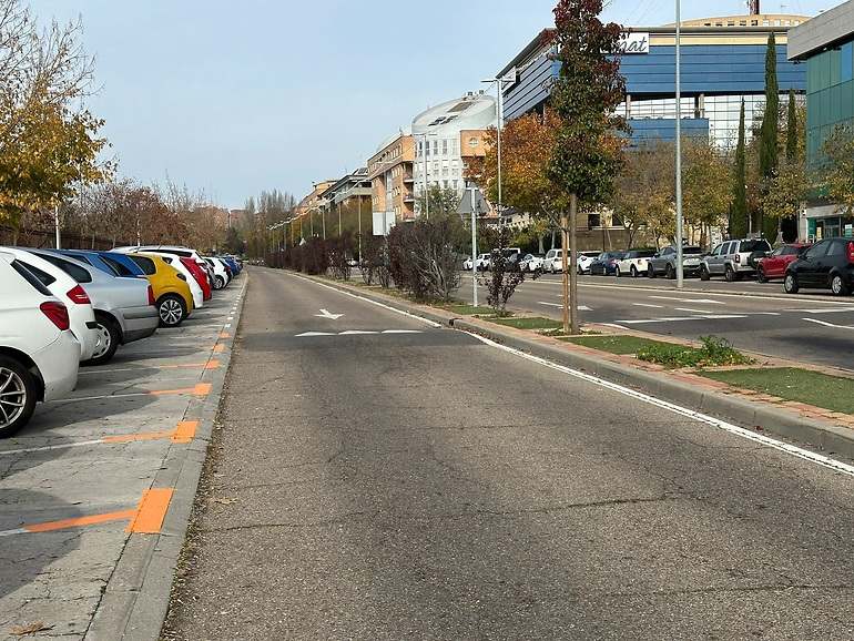 Nueva zona naranja en la avenida de Europa de Toledo