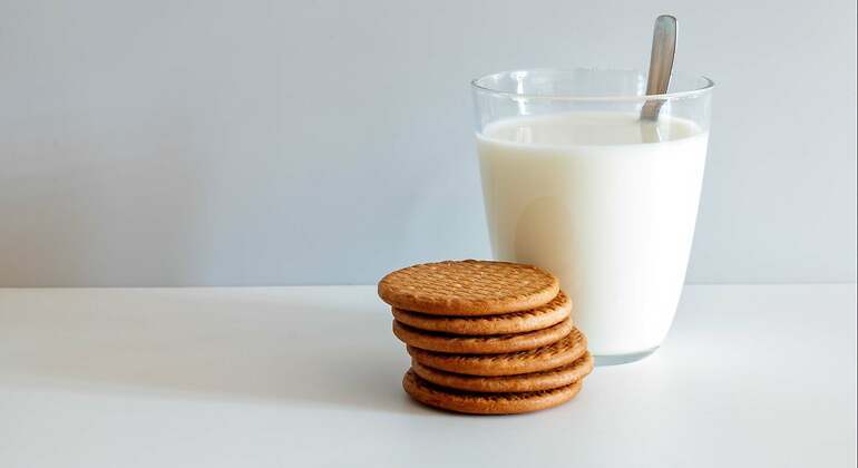leche con galletas