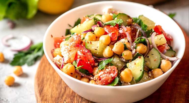 Ensalada de garbanzos