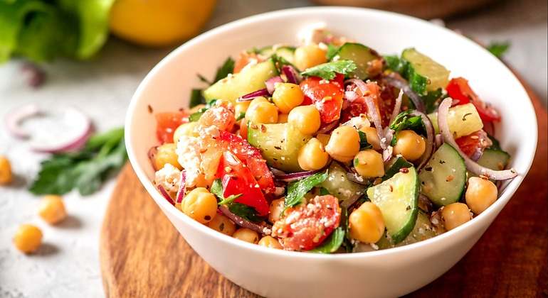 Ensalada de garbanzos