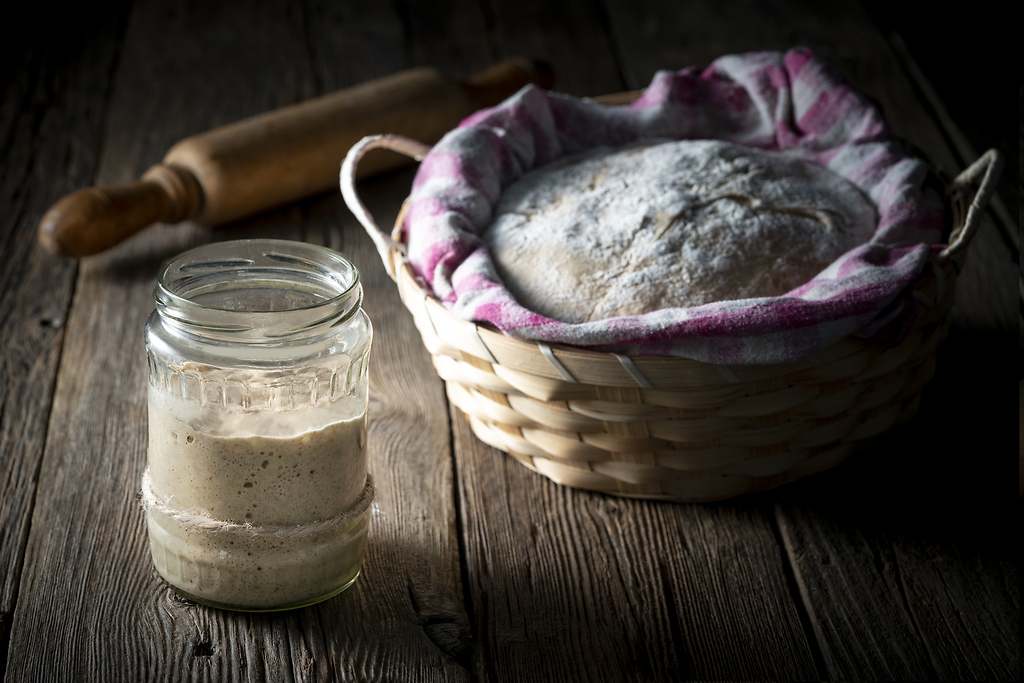 Masa madre fermentada