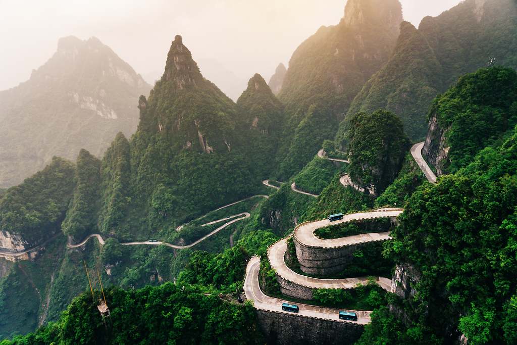 La montaña Tianmen