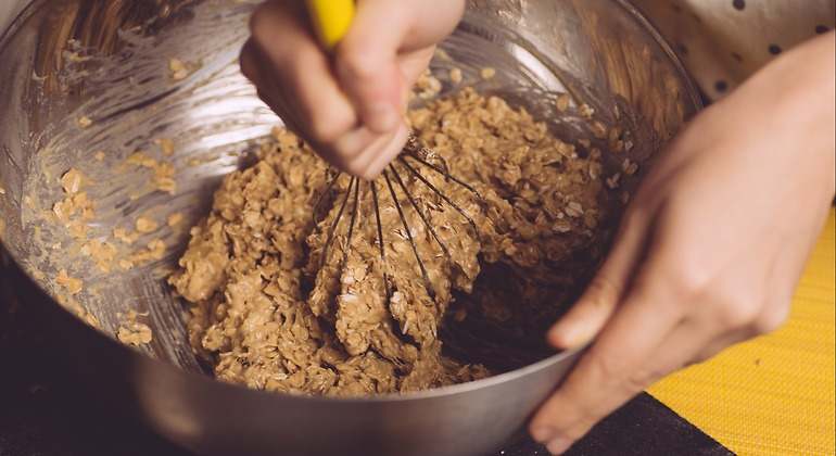 preparar galletas de avena