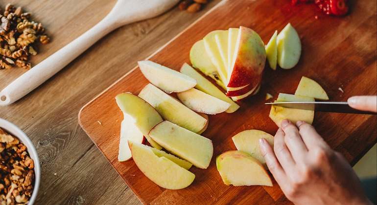 Cortar manzanas