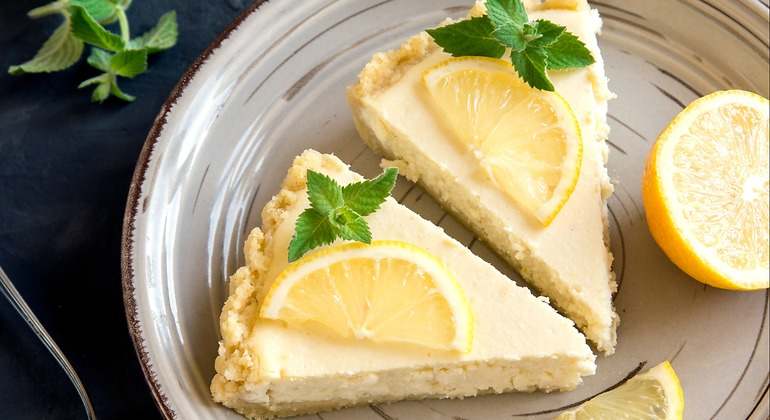 Tarta de limón y queso