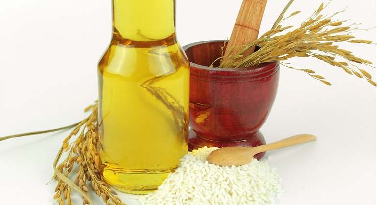 arroz y aceite de oliva