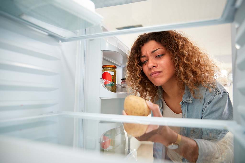 Las patatas en el frigorífico