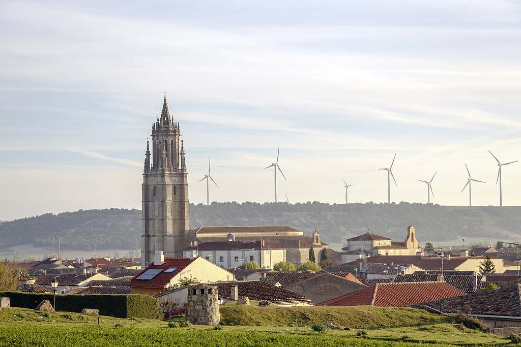 Vista del pueblo de Ampudia