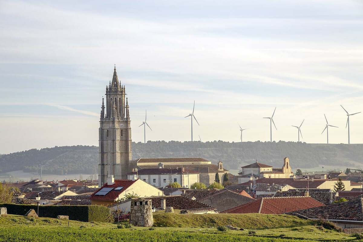 Vista del pueblo de Ampudia