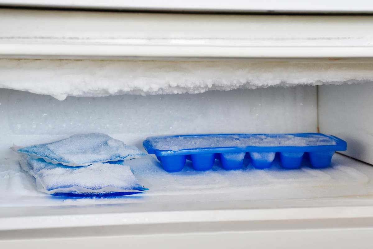 Retira el hielo con una espátula