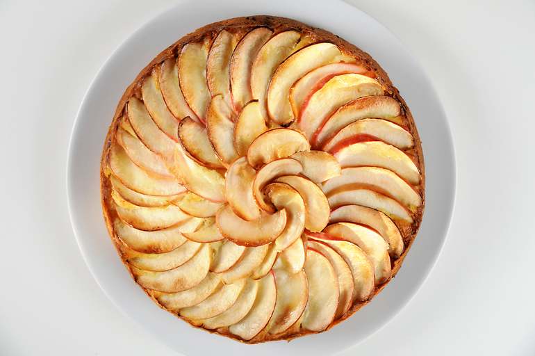 pastel de manzana