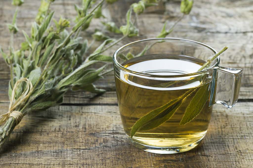 Infusión de salvia