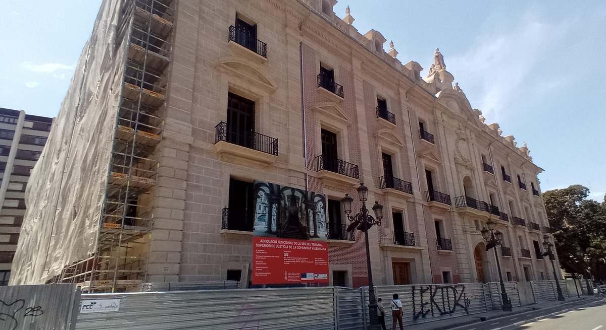 El Consell da la razón a las constructoras 7 años después: gasta 10 millones más en el Palacio de Justicia de Valencia