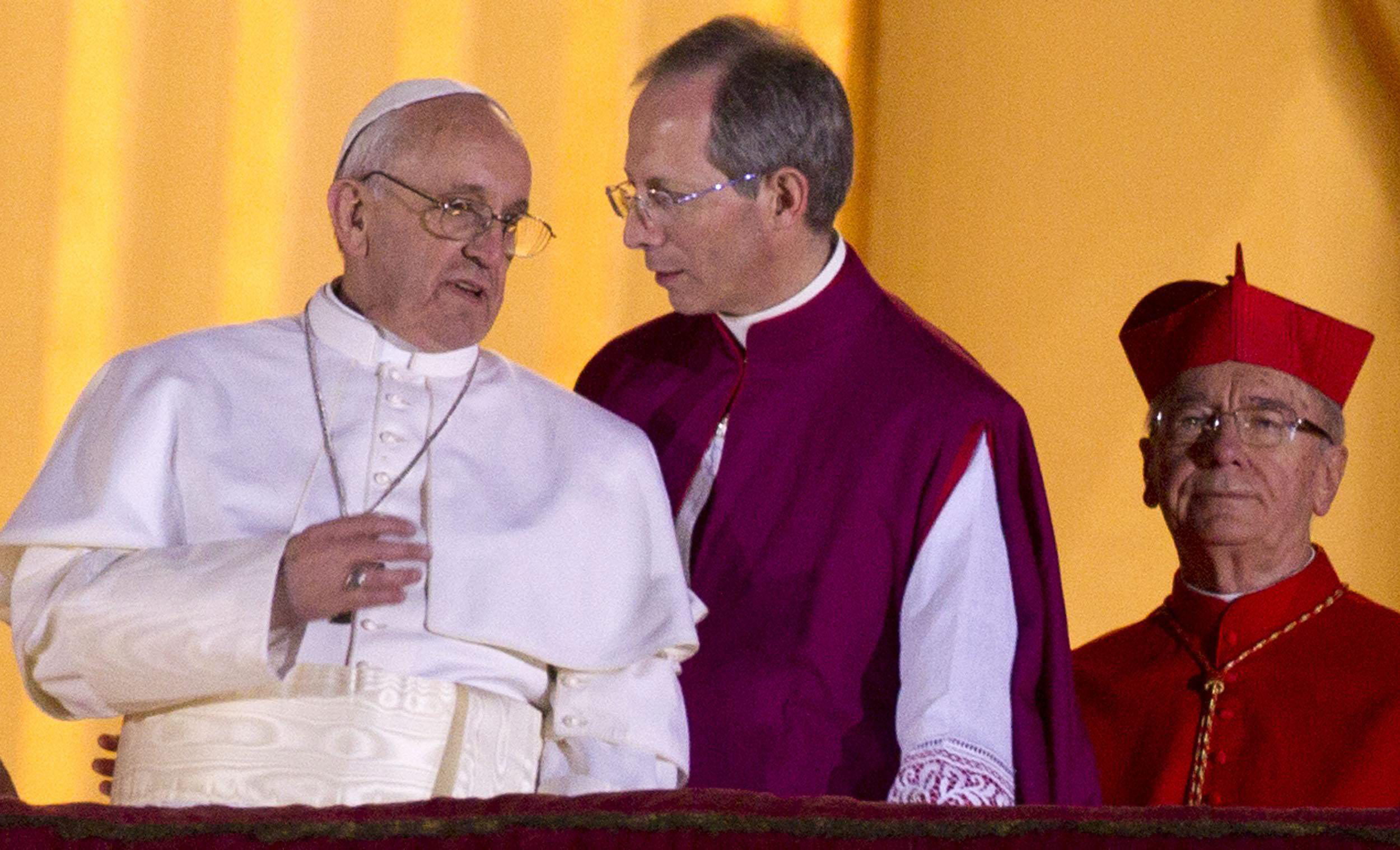 Primer aparición como papa