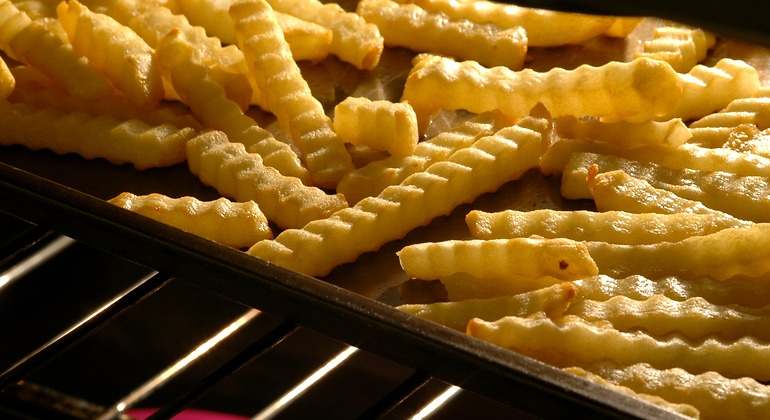 Patatas fritas en el horno